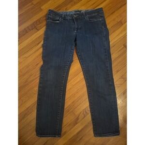Paige Premium Denim Skyline Straight Leg Jeans Dark‎ Wash Indigo Blue Size 30